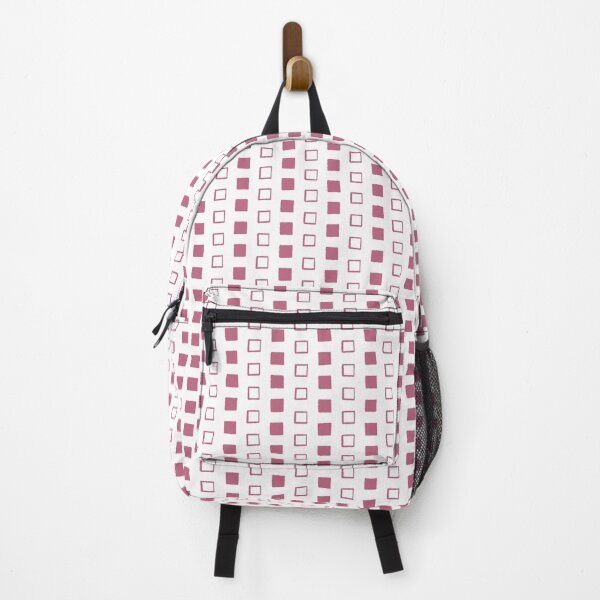 Item preview, Squares - Alternating Solid and Outline - Pink designed and sold by CurioEphemeres.