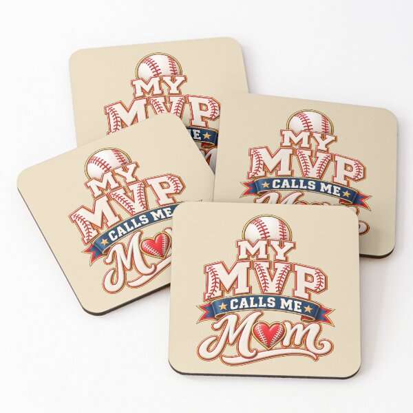 Artikelvorschau, Meine MVP nennt mich Mama – Stolze Baseball-Mama entworfen und verkauft von HO•Designs.
