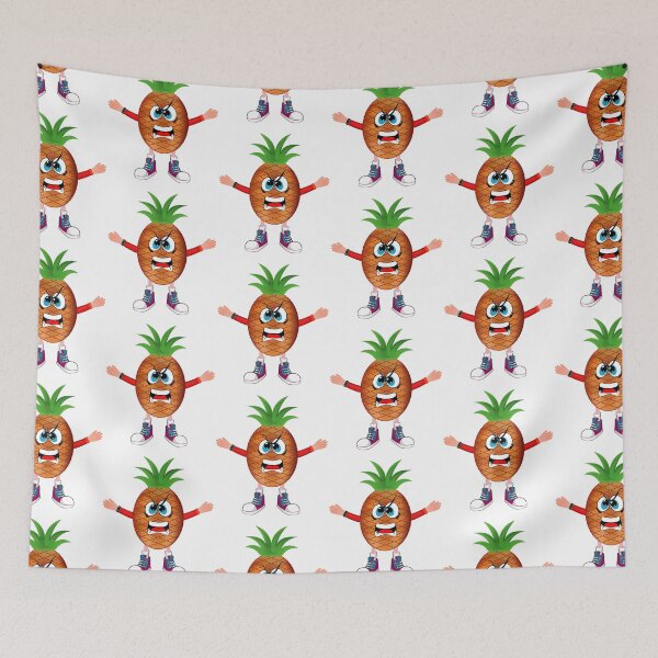 Item preview, Angry Pineapple Animated Character Boy Version designed and sold by ExpressiveToon.