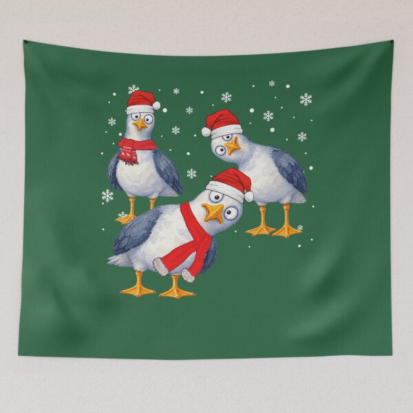 Item preview, Christmas Seagulls Funny Christmases Bird xmas australia christmas Gift Men Woman Kids. designed and sold by Amelia ART G.