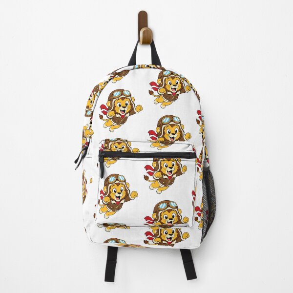 Item preview, A fun t-shirt design featuring a cartoon animal, specifically a flying lion. designed and sold by Nubian Style.