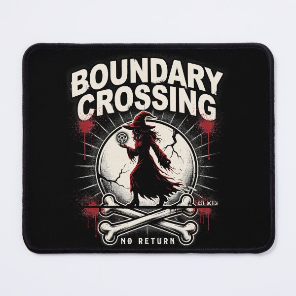 Item preview, Boundary Crossing Witch Halloween Design Graphic Tee v14 designed and sold by DarylWelsh2024.
