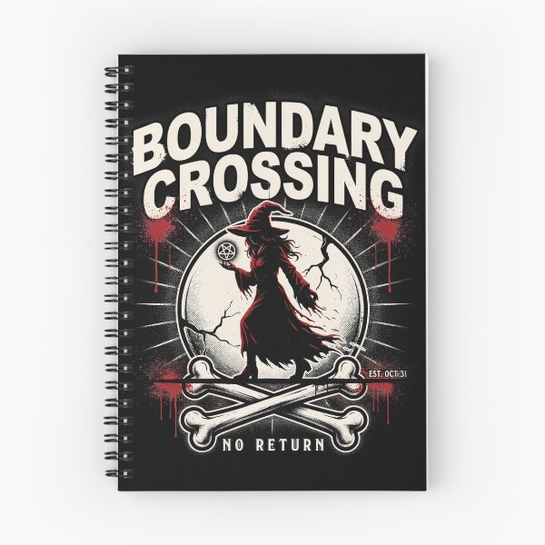 Item preview, Boundary Crossing Witch Halloween Design Graphic Tee v14 designed and sold by DarylWelsh2024.