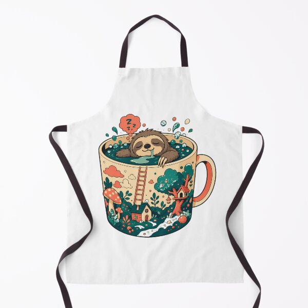 Item preview, Sloth Coffee Sleeping Cup Woodland Cottagecore Lover designed and sold by nortowelcomics.