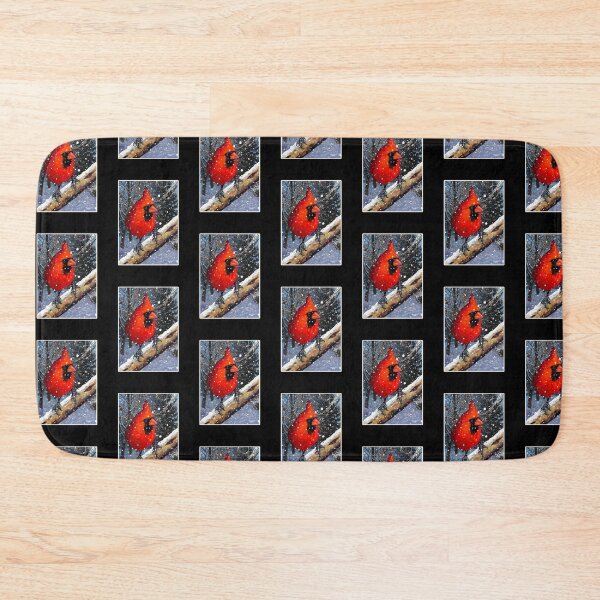 Item preview, Cardinal in Snow, Red Bird in Snowy Woods designed and sold by JoyfulWhimsy.