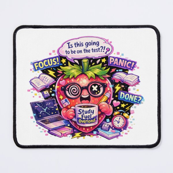 Item preview, .Study Fuel Overlord – Pastel Kawaii Strawberry Study Chaos designed and sold by Sommium .