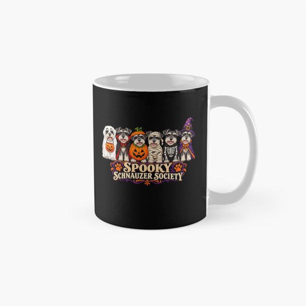 Item preview, Spooky Schnauzer Society Funny Halloween Dog designed and sold by Whirx.
