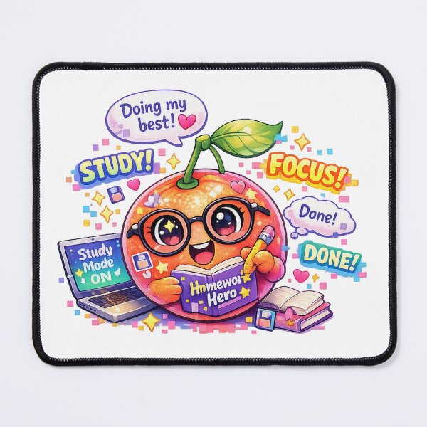 Item preview, Homework Hero – Pastel Kawaii Study Mode Orange designed and sold by Sommium .