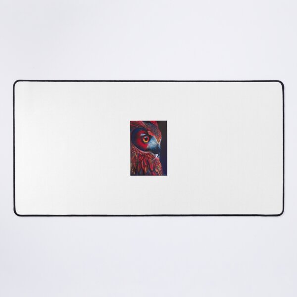 Item preview, Scarlet Guardian Owl designed and sold by WildatHe-art.