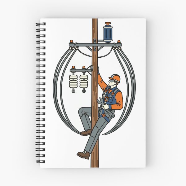Item preview, High Voltage Lineman Utility Pole T-Shirt Gift designed and sold by DIUMERI.