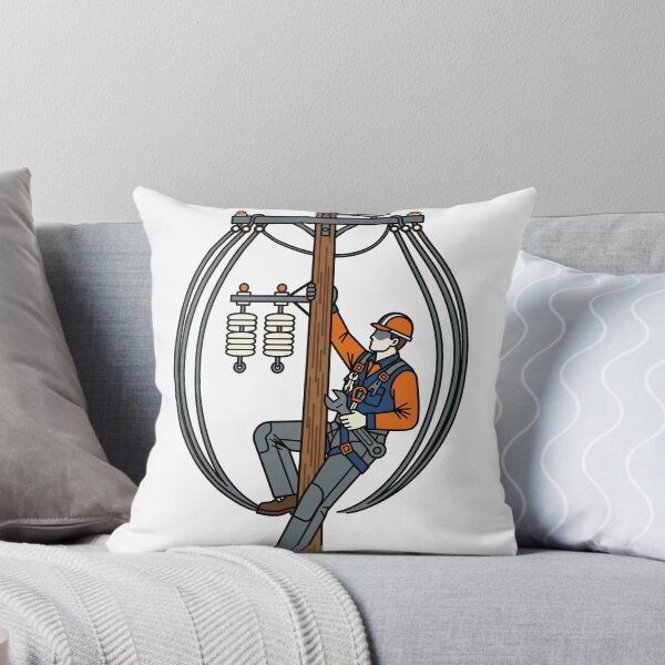 Item preview, High Voltage Lineman Utility Pole T-Shirt Gift designed and sold by DIUMERI.