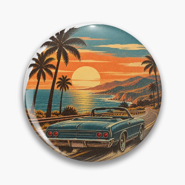 Item preview, Drive Free Vintage Car T-Shirt | Retro Road Trip Sunset Design | Classic Convertible Tee designed and sold by ElegantPeople.