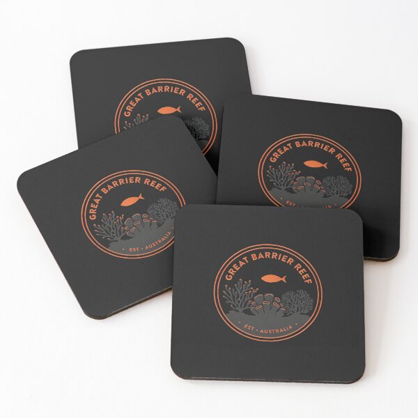 Item preview, Great Barrier Reef Crest — Australia Circular Badge Logo designed and sold by Shutter-Dragon.