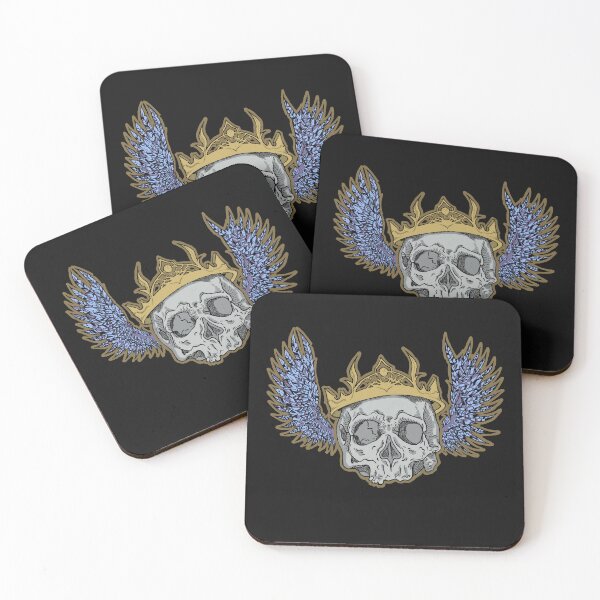 Item preview, Skull King | Dark Winged Gothic Design | Royal Skull designed and sold by Half Mess.
