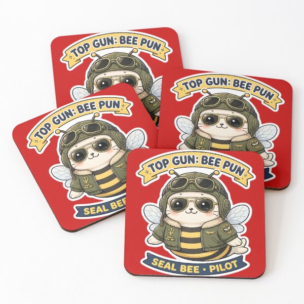 Item preview, Top Gun Bee Pun designed and sold by Fort Chiswell Trading Company.
