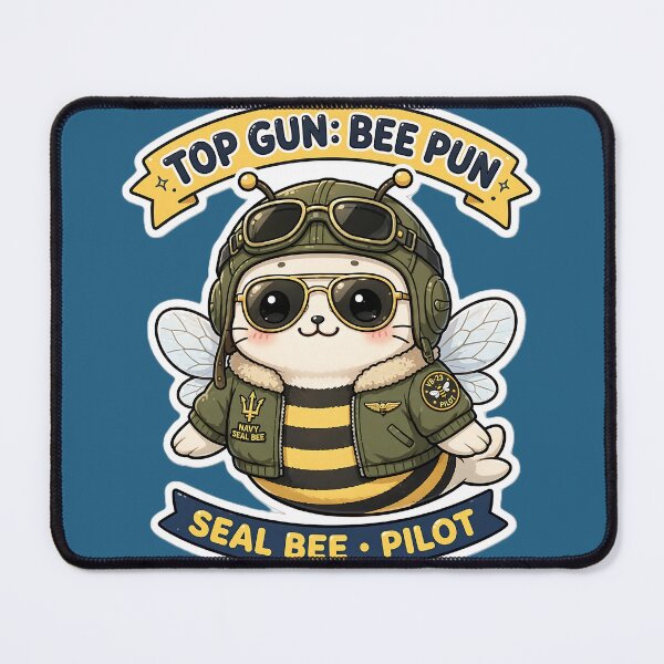 Item preview, Top Gun Bee Pun designed and sold by Fort Chiswell Trading Company.