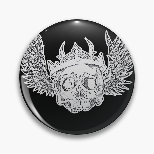 Item preview, Skull King | Dark Winged Gothic Design | Royal Skull designed and sold by Half Mess.