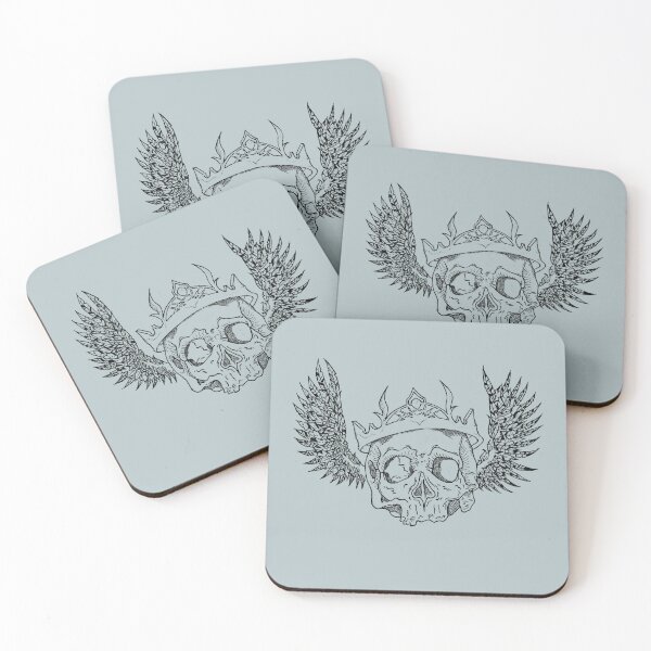 Item preview, Skull King | Dark Winged Gothic Design | Royal Skull designed and sold by Half Mess.