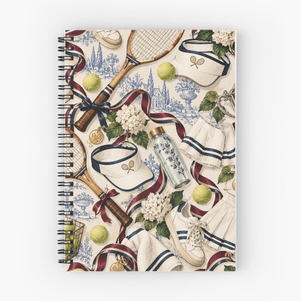 Item preview, Vintage Tennis Club Pattern designed and sold by Glottopia.