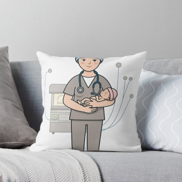 Item preview, NICU Nurse Holding Preemie Neonatal Gift designed and sold by DIUMERI.