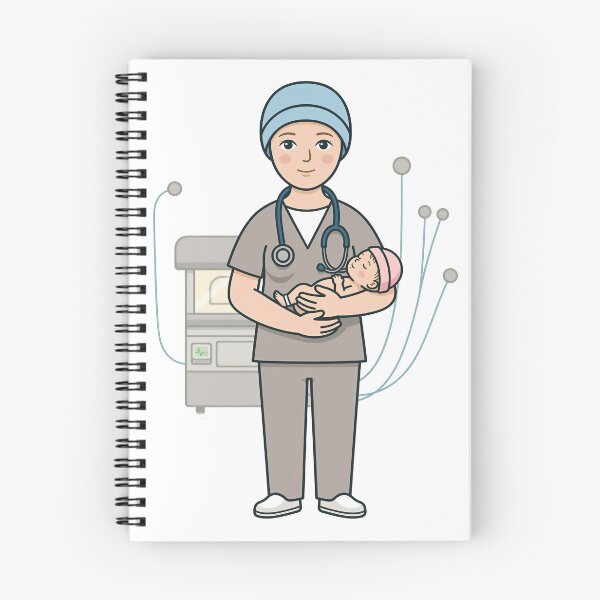 Item preview, NICU Nurse Holding Preemie Neonatal Gift designed and sold by DIUMERI.