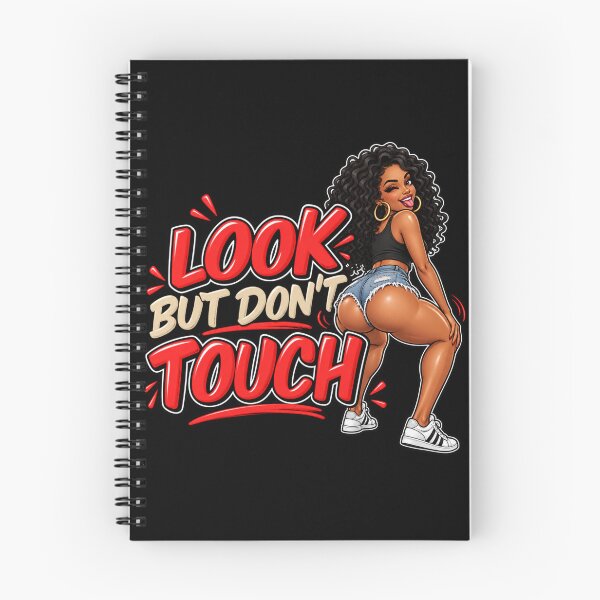 Item preview, Look But Don’t Touch Funny Cheeky Woman designed and sold by mygiftideas.