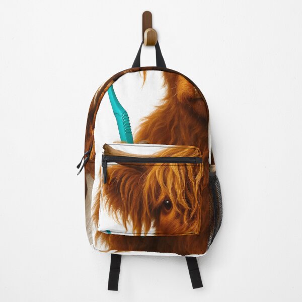 Item preview, Highland Cow With Toilet Paper designed and sold by ARTAFACT.