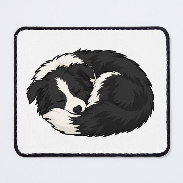 Item preview, Sleeping Border Collie Donut designed and sold by channeleffect.