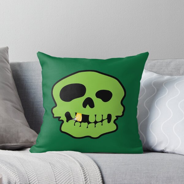 Item preview, Green Skull with Gold Tooth designed and sold by HectorCantres.