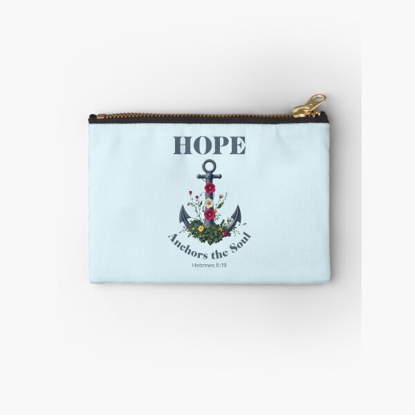 Item preview, Hope Anchors the Soul Christian Floral Anchor designed and sold by Sachie's Studio.