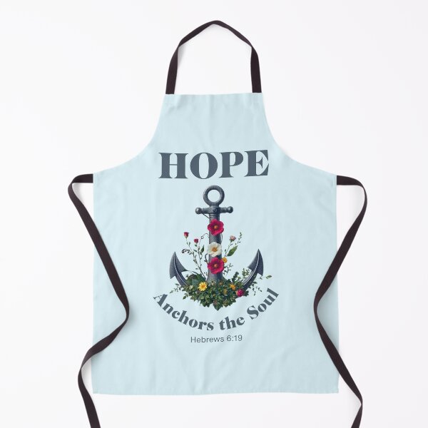 Item preview, Hope Anchors the Soul Christian Floral Anchor designed and sold by Sachie's Studio.