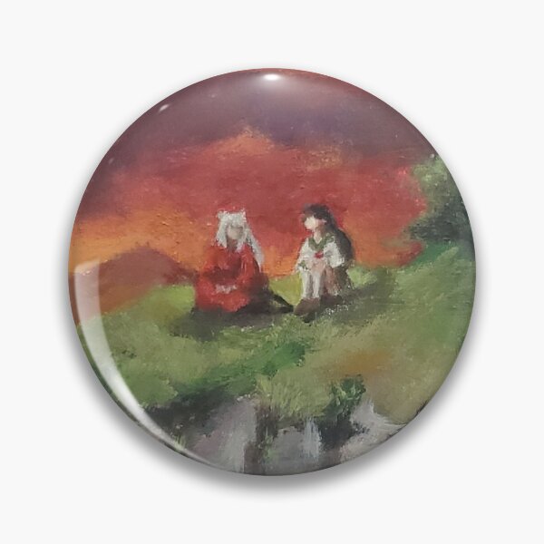 Item preview, Inuyasha and Kagome Sitting on a Cliff During Sunset designed and sold by KyleeMM2Art.