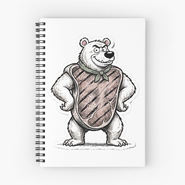 Item preview, Smirking Bear in Steak Costume designed and sold by Jackal's Box of Chaos.