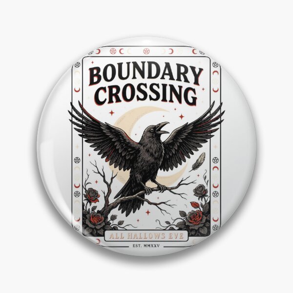 Item preview, Boundary Crossing Witch Halloween Design Graphic Tee v17 designed and sold by DarylWelsh2024.
