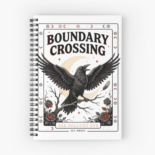 Item preview, Boundary Crossing Witch Halloween Design Graphic Tee v17 designed and sold by DarylWelsh2024.