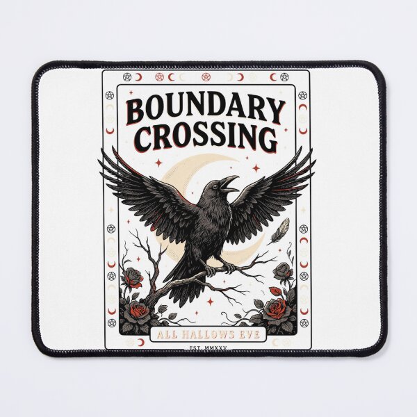 Item preview, Boundary Crossing Witch Halloween Design Graphic Tee v17 designed and sold by DarylWelsh2024.