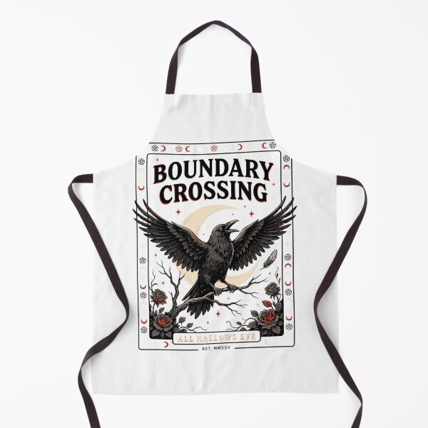 Item preview, Boundary Crossing Witch Halloween Design Graphic Tee v17 designed and sold by DarylWelsh2024.