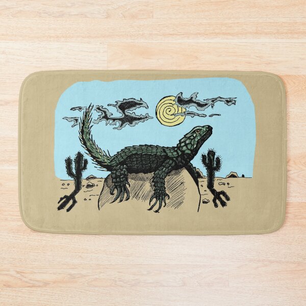 Item preview, Desert Wildlife | Lizard on the Rock | Retro Wildlife Art designed and sold by Half Mess.