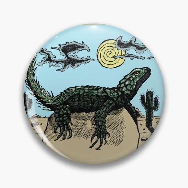 Item preview, Desert Wildlife | Lizard on the Rock | Retro Wildlife Art designed and sold by Half Mess.