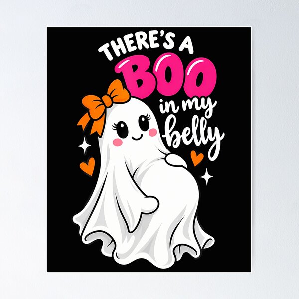 Item preview, There's A Boo In My Belly designed and sold by Chromatic-Cubes.