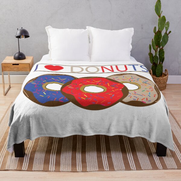 Item preview, I Heart Donuts - Cute Colorful Glazed Donuts Graphic T-Shirt Design designed and sold by Carftora786.