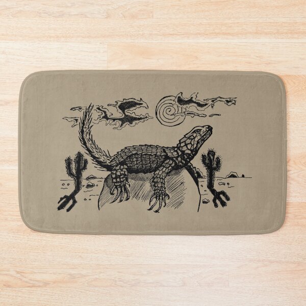 Item preview, Desert Wildlife | Lizard on the Rock | Retro Wildlife Art designed and sold by Half Mess.