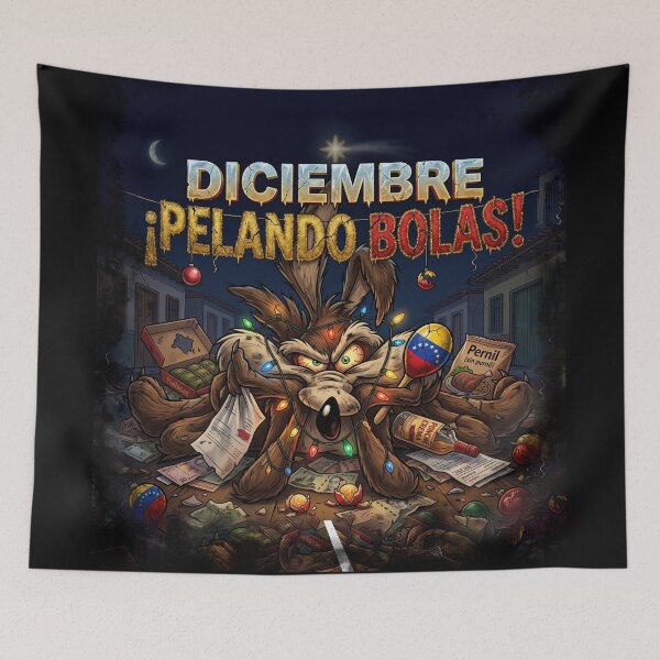Item preview, December Peeling Balls - Venezuelan Christmas Humor Graphic Tee designed and sold by keythxctrs.