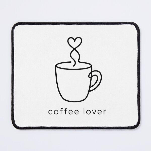 Item preview, Minimalist Coffee Lover Cup - Line Art Design designed and sold by SimpleLinesCo.