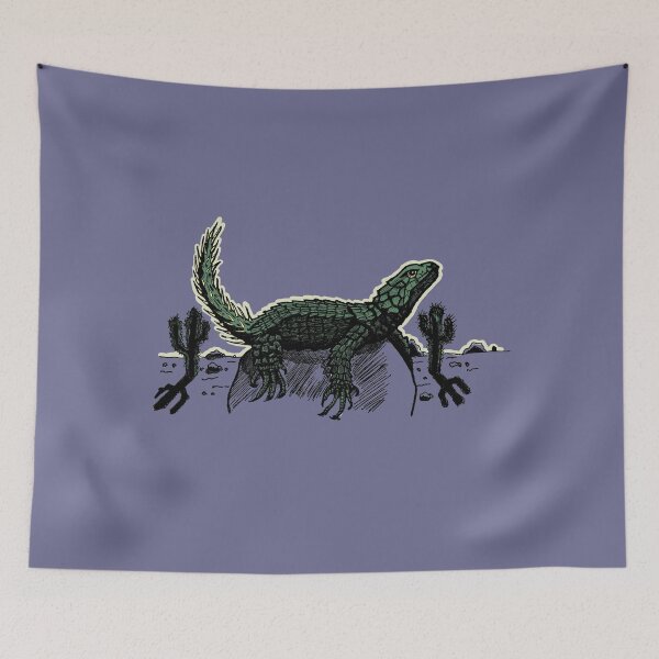 Item preview, Desert Wildlife | Lizard on the Rock | Retro Wildlife Art designed and sold by Half Mess.