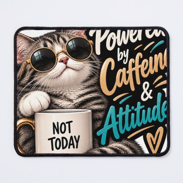 Item preview, Caffeine, Cat Hair & Questionable Decisions designed and sold by TheTealCat.