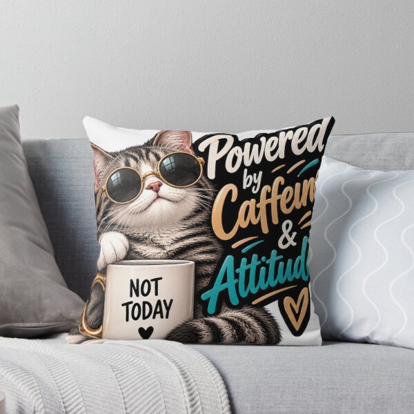 Item preview, Caffeine, Cat Hair & Questionable Decisions designed and sold by TheTealCat.