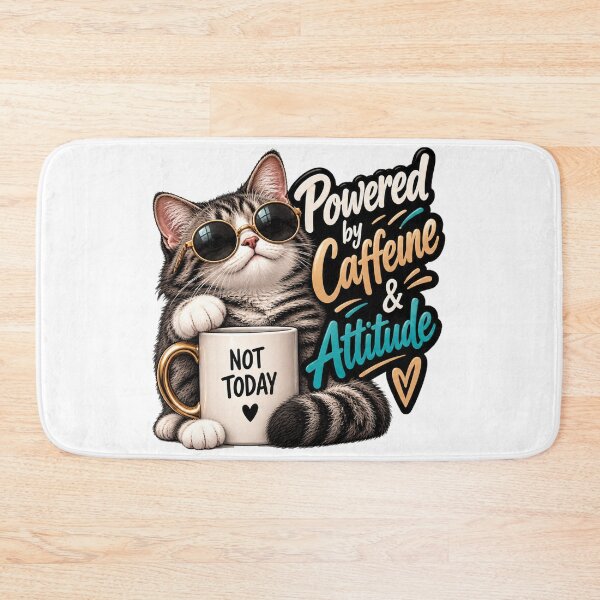 Item preview, Caffeine, Cat Hair & Questionable Decisions designed and sold by TheTealCat.