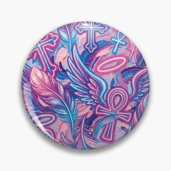 Artikelvorschau, Wings Feather Cross Halos entworfen und verkauft von COSMIC SUDZ.
