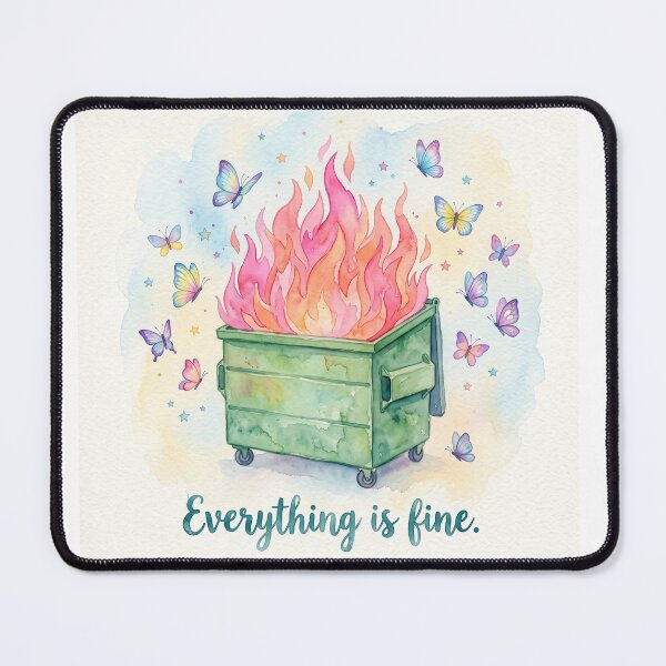 Item preview, Everything Is Fine Dumpster Fire designed and sold by VFXguy.
